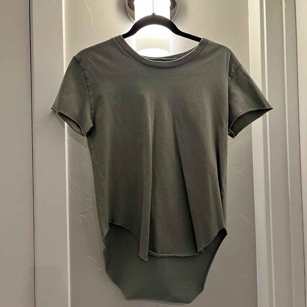Frank & Eileen High-Low Raw Hem Tee Shirt Size XS